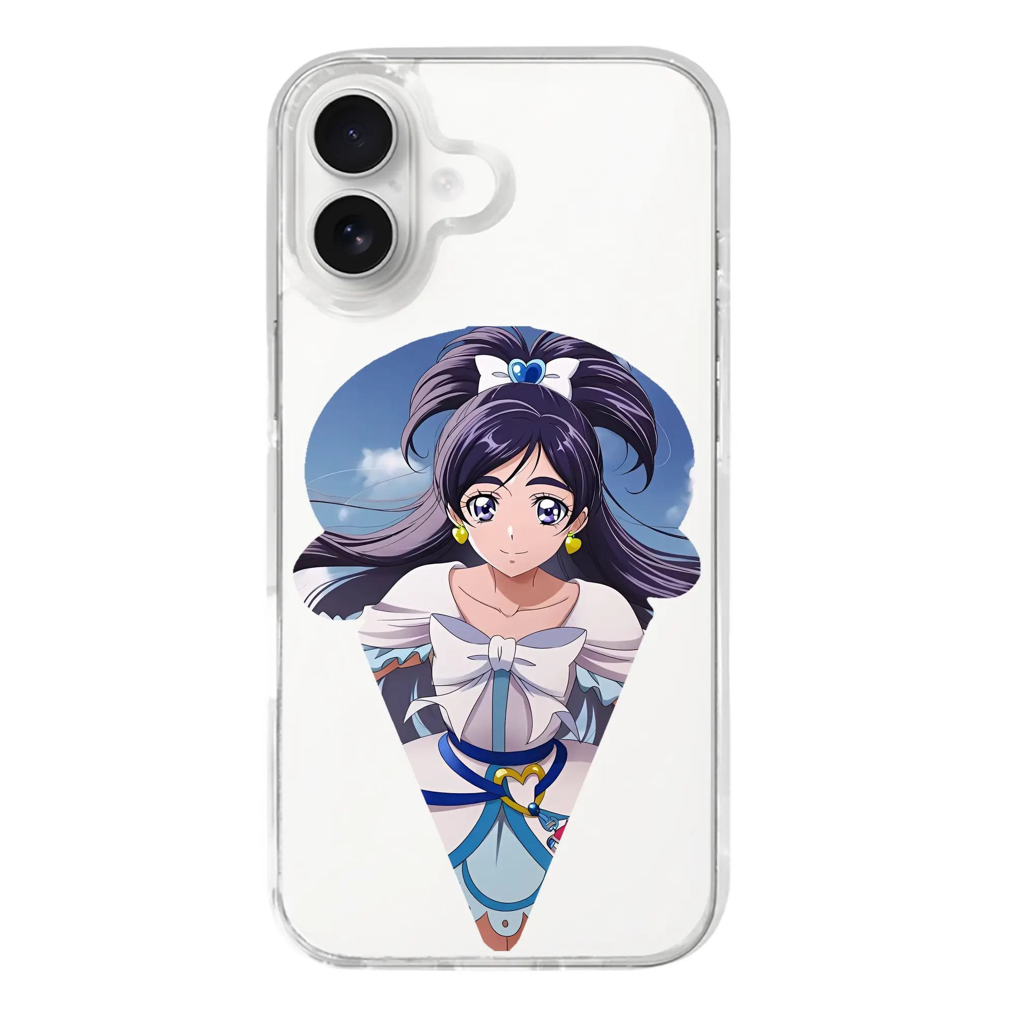 プリキュア グッズ,雪城ほのか - iPhone 17シリーズ 透明スマホケース – 薄型・耐衝撃・精密フィット保護カバー